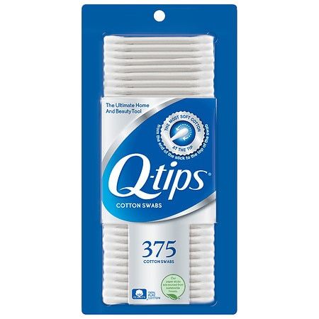 Q-TIPS COTTON SWAB 375CT