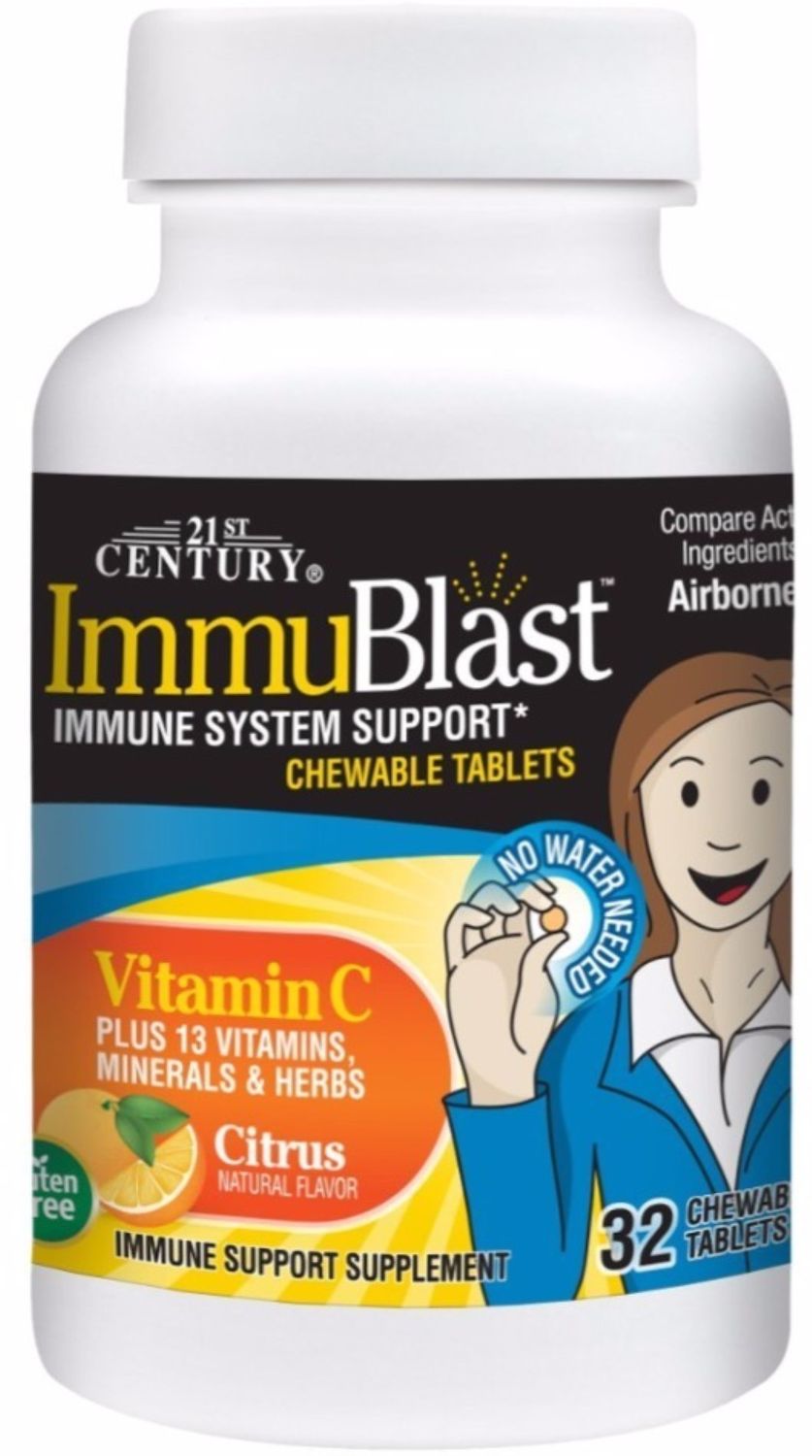 MULTIVIT IMMUBLAST CHEWBL 32CT 21ST CENT