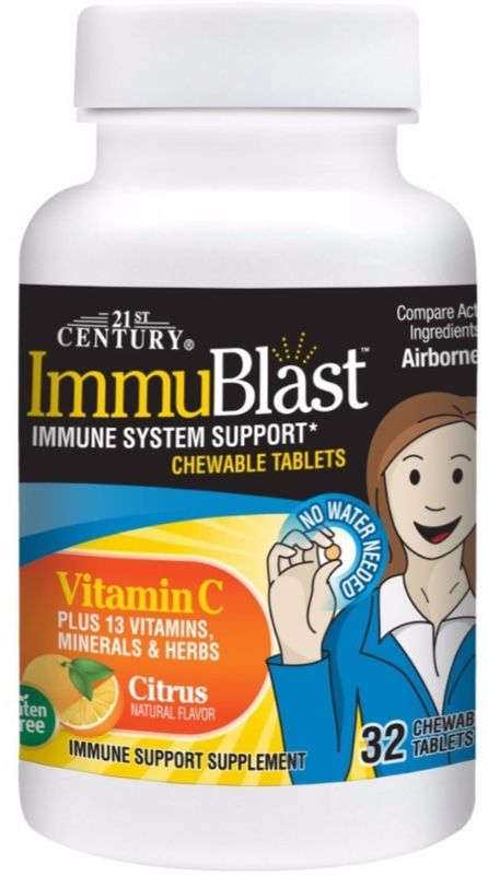 MULTIVIT IMMUBLAST CHEWBL 32CT 21ST CENT