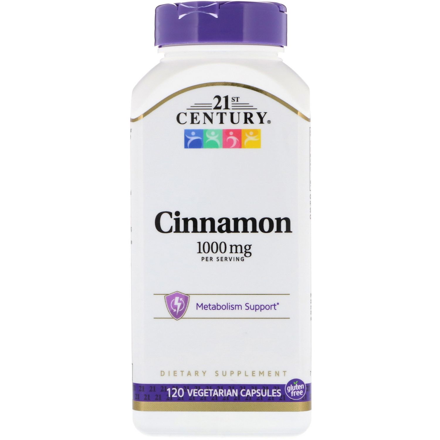 21st Century Cinnamon 500mg Capsules  120 Ct