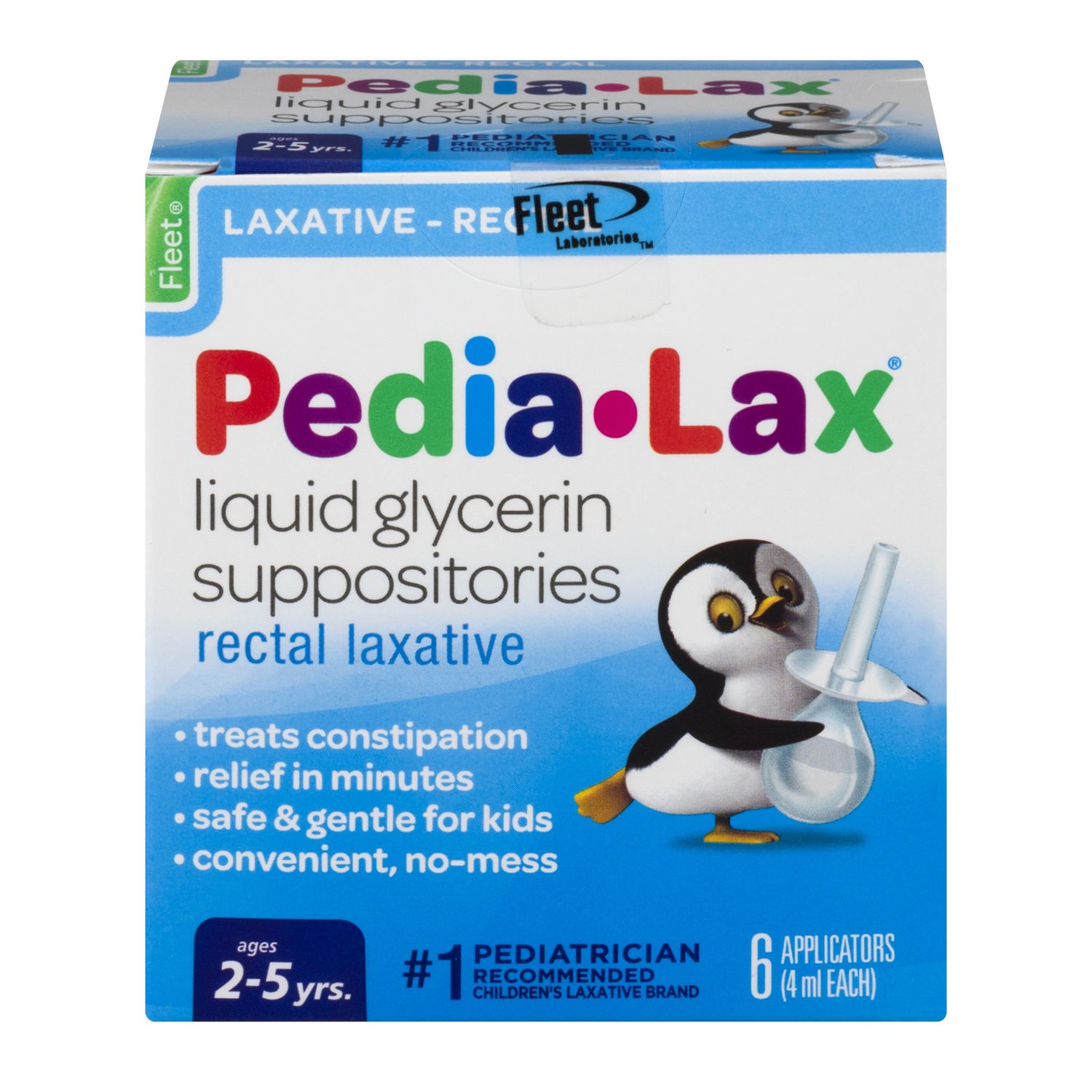 FLEET PEDIA-LAX SUPP LIQUID APPLICTR 6CT