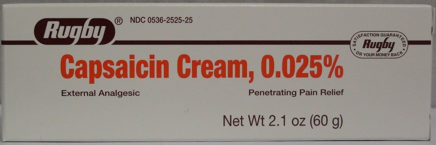 Capsaicin Cream 2.1 Oz by Rugby