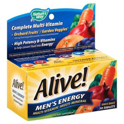 Nature's Way Alive! Men's Energy Multivitamin 50 Tablets