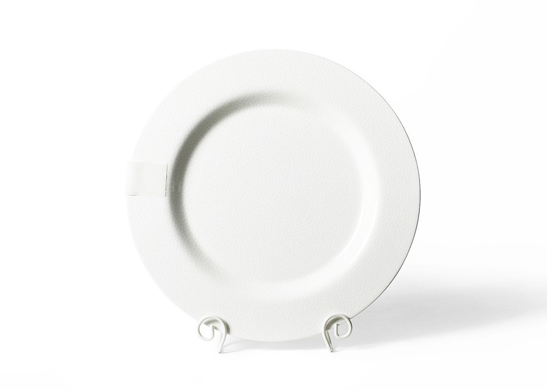 White Small Dot Big Entertaining Round Platter