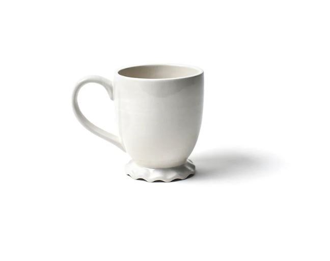 Signature Ruffle 4.75 Mug White