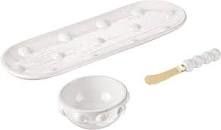Beaded Dip &amp; Tray Set