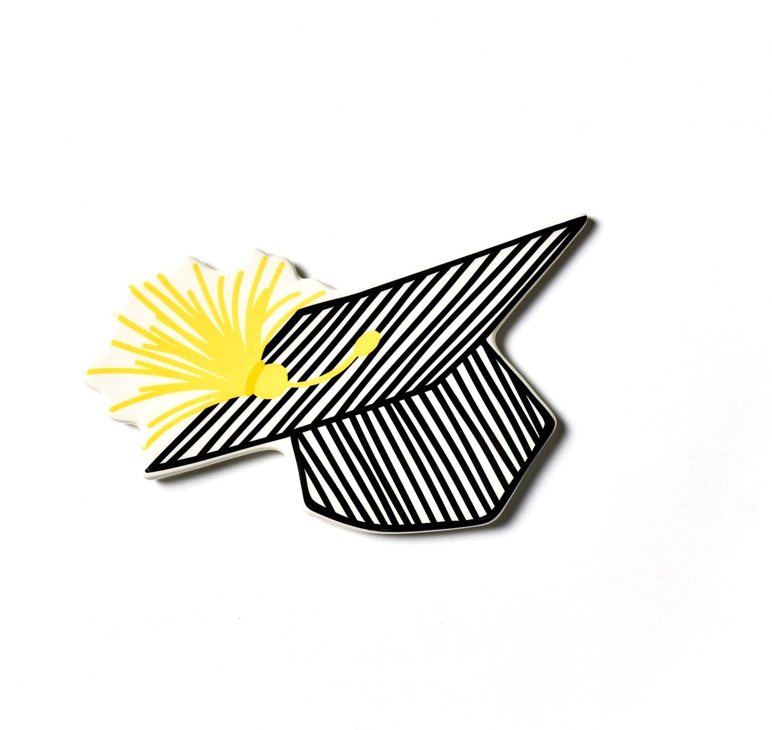 Striped Graduation Cap Mini Attachment