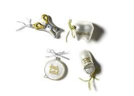 Baby&#39;s First Milestones Shaped Ornaments Set of 4