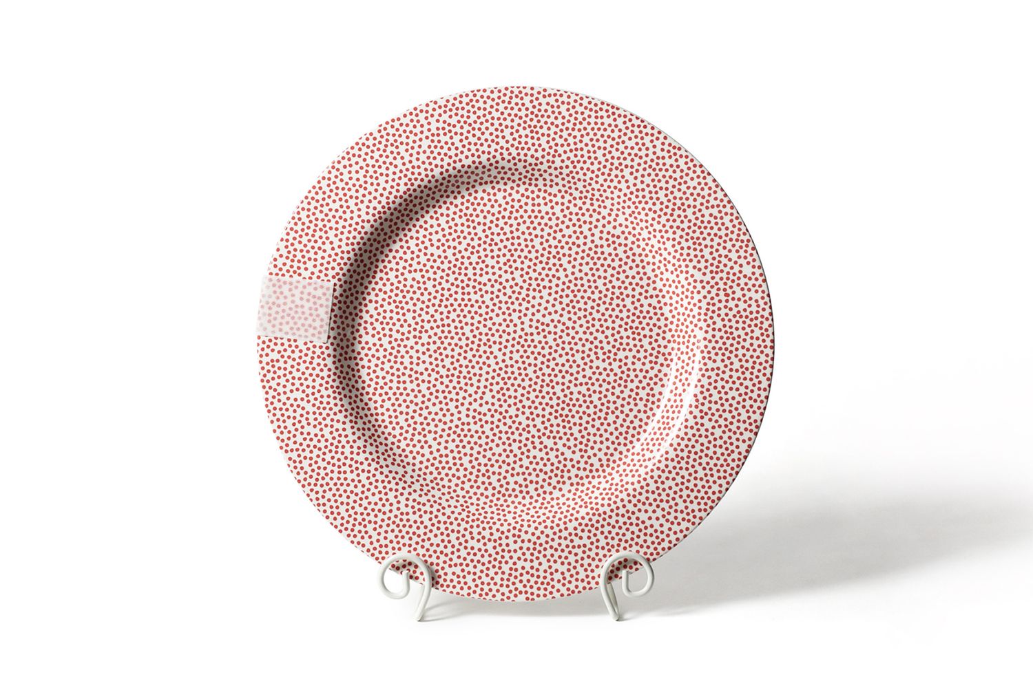 Red Small Dot Mini Entertaining Rectangle Platter