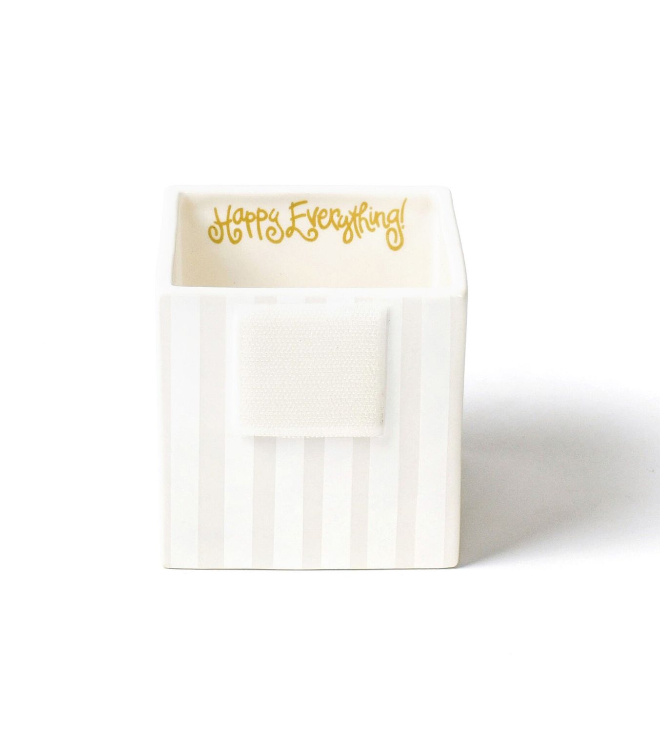 White Stripe Small Mini Nesting Cube