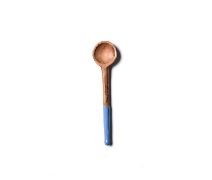 Fundamental Blue Wood Slim Appetizer Spoon