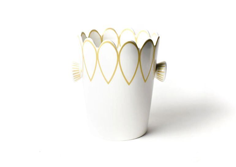 Deco Gold Scallop Ice Bucket