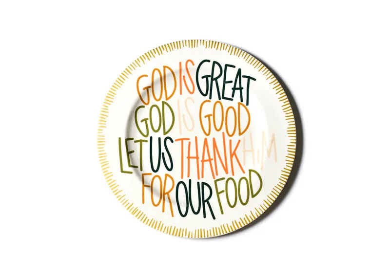 God is Great 14 Platter Dusk