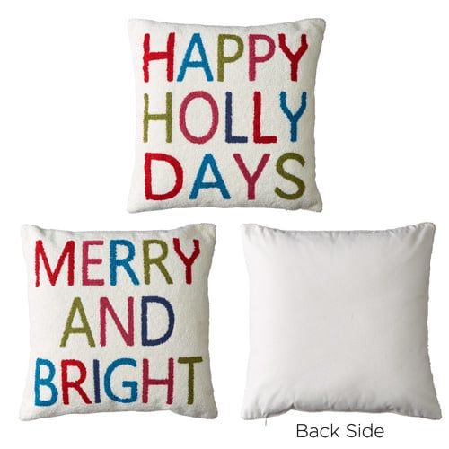 16&quot; Holiday Pillow