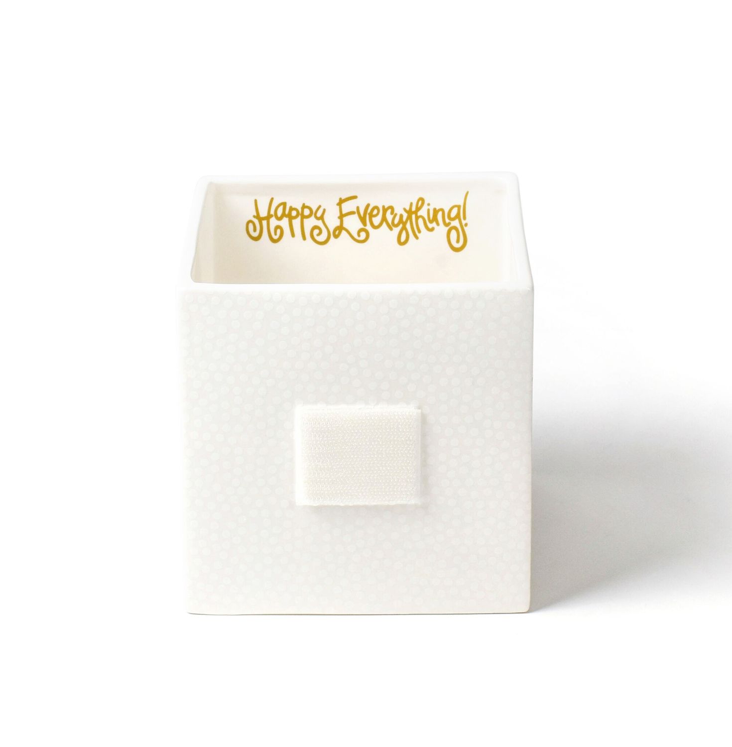 White Small Dot Medium Mini Nesting Cube
