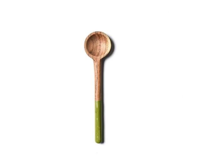 Fundamental Olive Wood Slim Appetizer Spoon