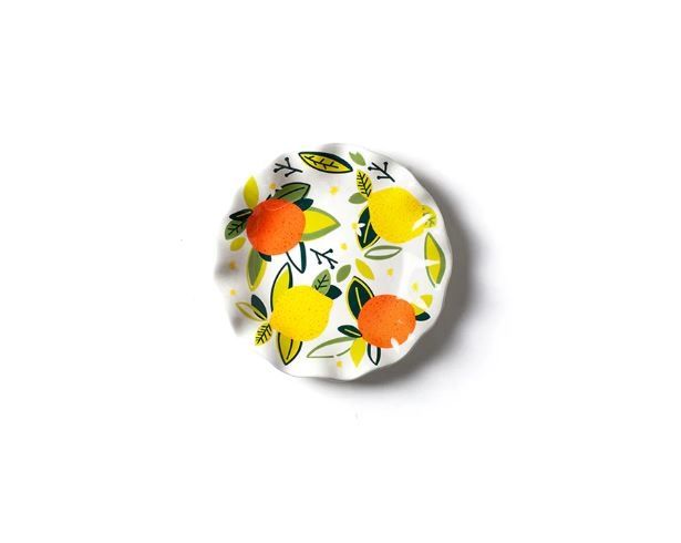 Citrus 8 Ruffle Salad Plate