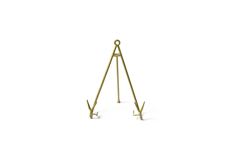 Large Plate Gold Stand