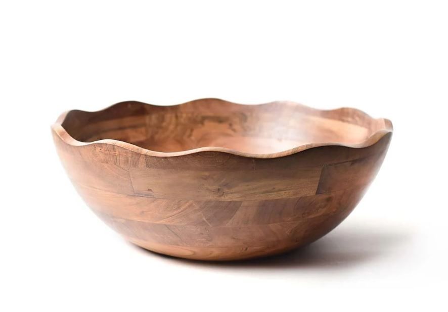 Fundamental Wood 21 Ruffle Bowl