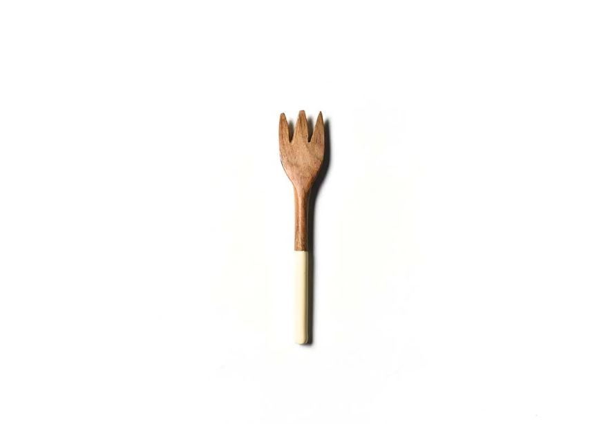 Fundamental Ecru Wood Slim Appetizer Fork