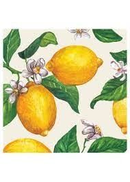 Lemons Cocktail Napkin - pack of 20