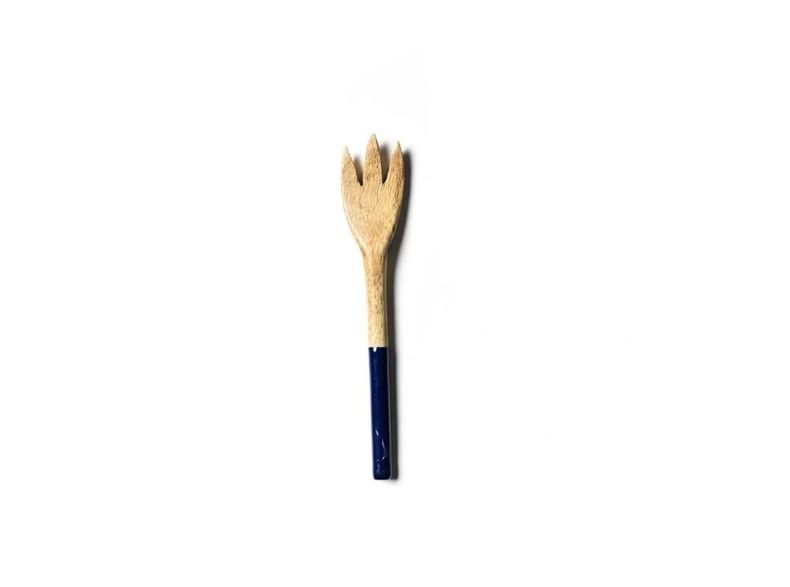 Fundamental Navy Wood Slim Appetizer Fork