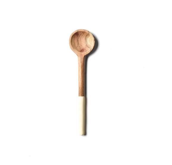 Fundamental Ecru Wood Slim Appetizer Spoon