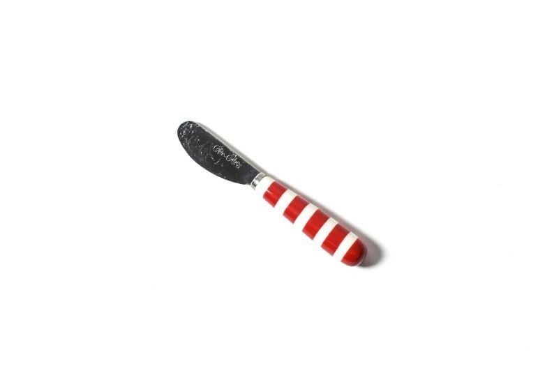 Bengal Stripe Appetizer Spreader Red