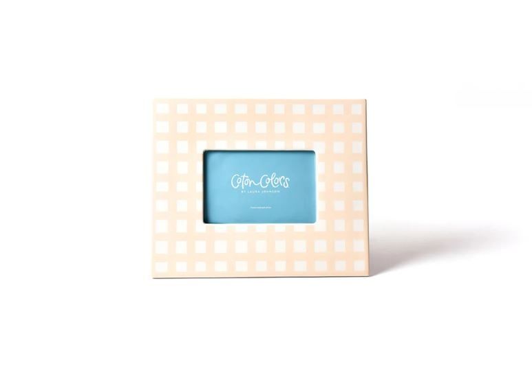 Gingham 11 Frame Pink