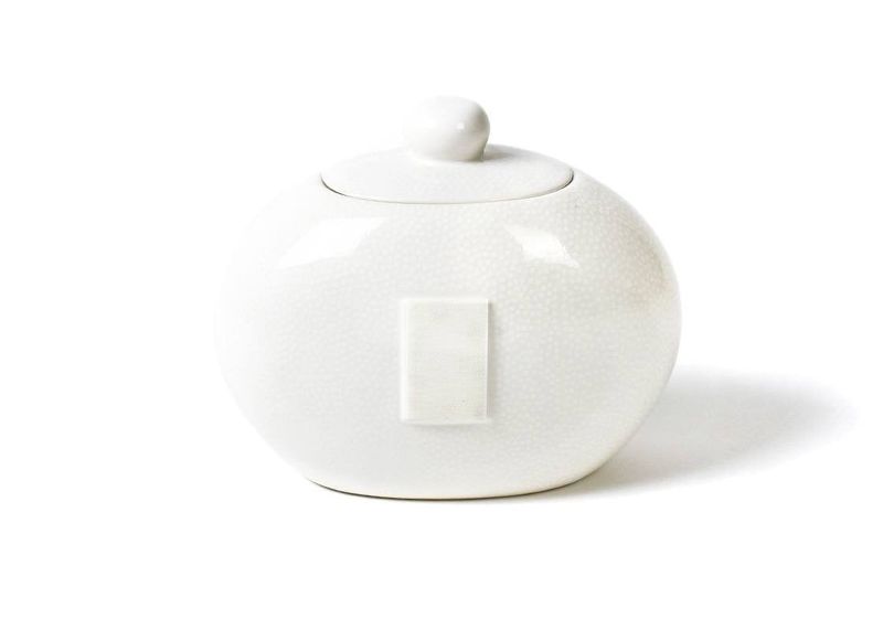 White Small Dot Big Cookie Jar