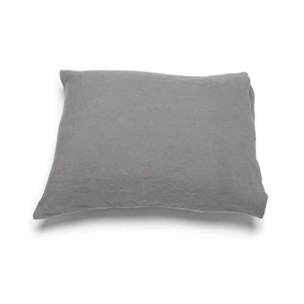 steel grey pillow