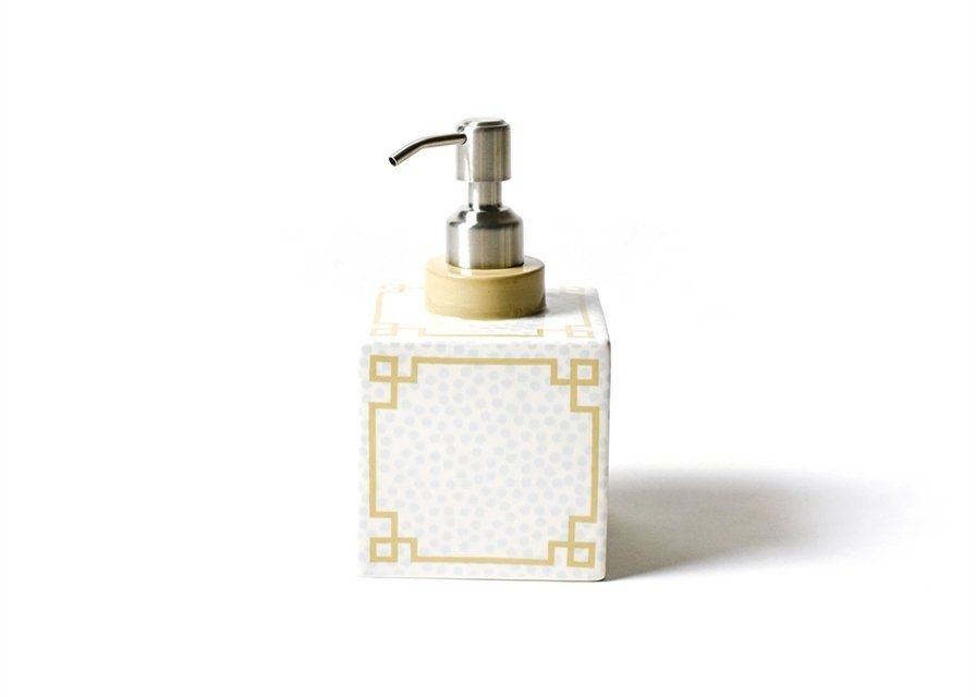 smoke small dot square soap pump