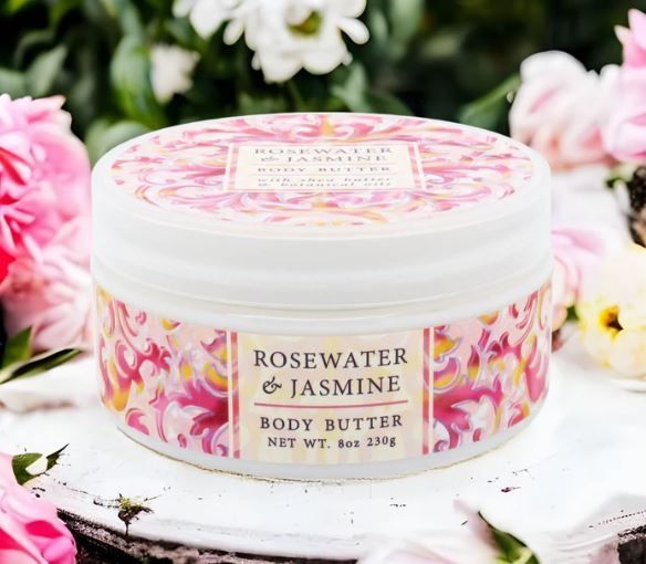 body butter botanic - rosewater jasmine
