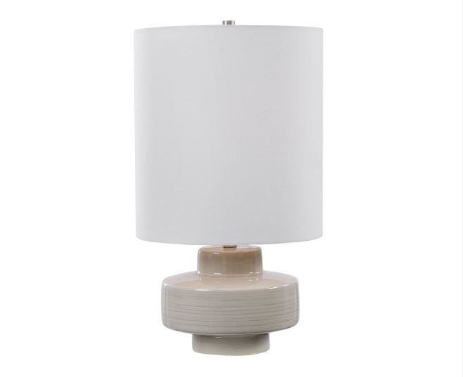 ORWELL ACCENT LAMP with gray shade