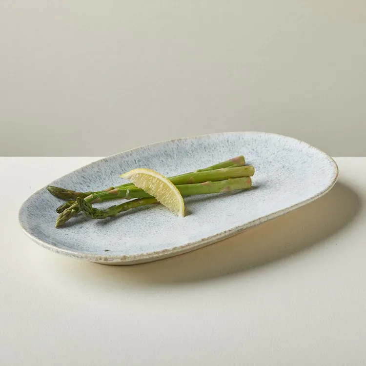 platter - oblong margo-mist