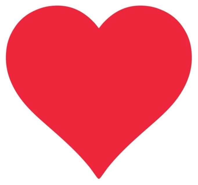 Die-Cut Heart Placemat