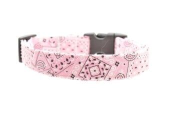 pink bandana collar (x-small)