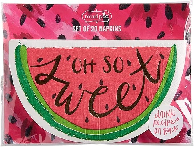 Summer Icon Napkins Watermelon