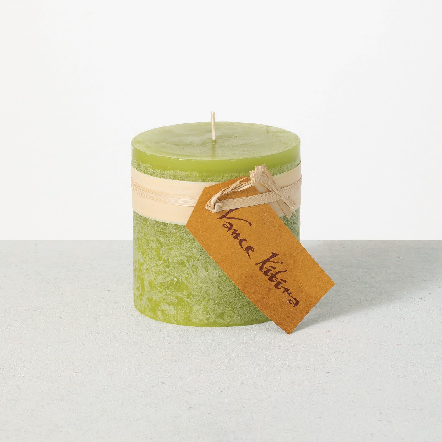 green timber candle - medium