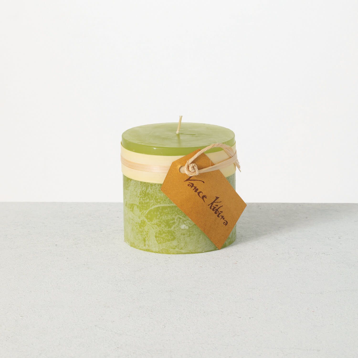 green timber candle - small