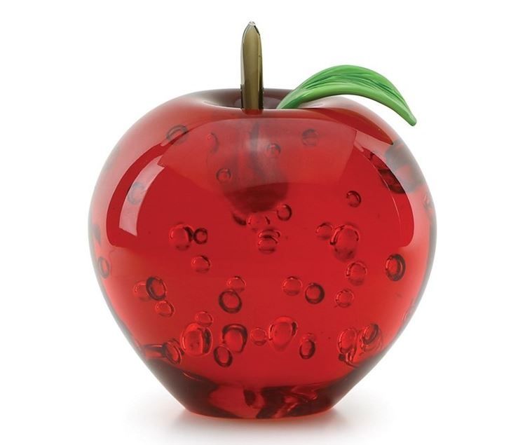 small glass red apple