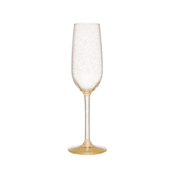 Hudson 7oz glitter champagne flute