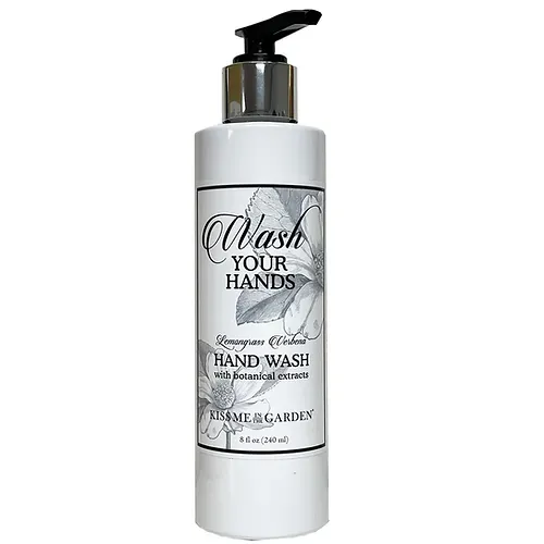 Yours Truly Lemongrass Verbena WASH YOUR HANDS Hand Soap 8 oz