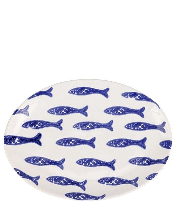 Santorini Fish Oval Platter