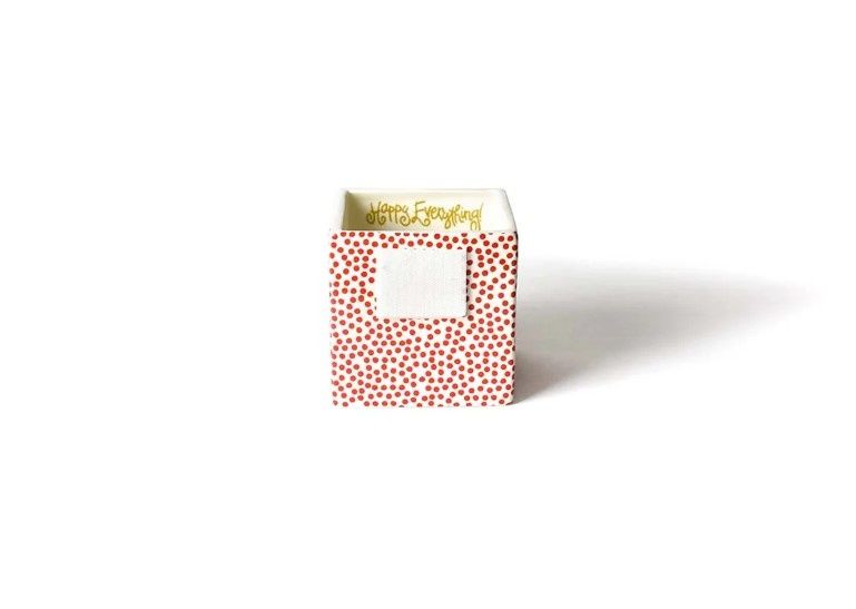 Red Small Dot Small Mini Nesting Cube