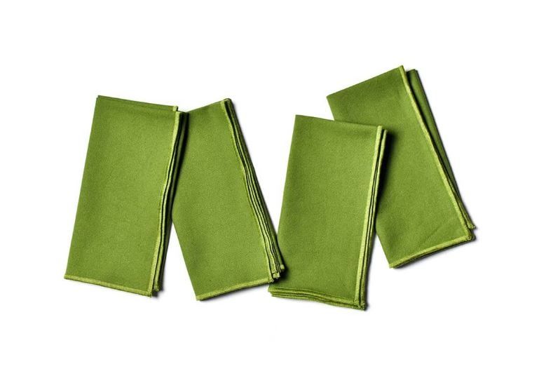 Color Block Olive 18 Napkin Set of 4