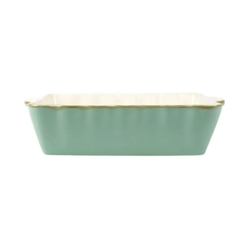 Italian Bakers Aqua Medium Rectangular Baker