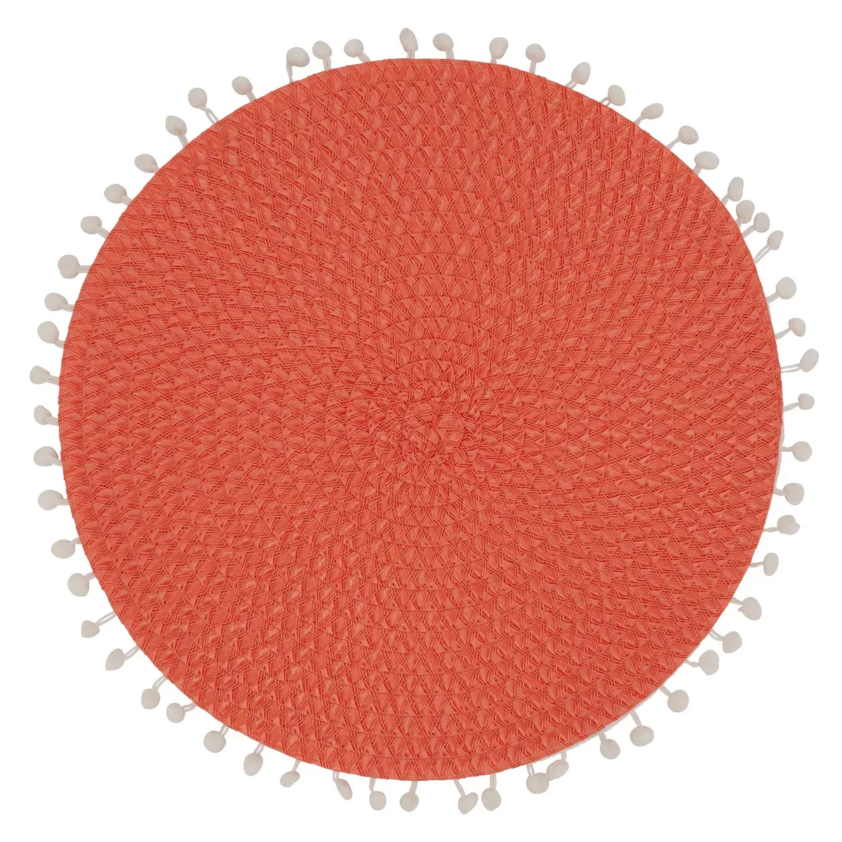 Pom Pom Placemat, Persimmon