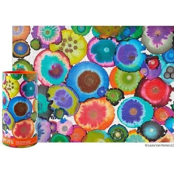 Geodes Crystal Watercolor - 1000 Piece Jigsaw Puzzle