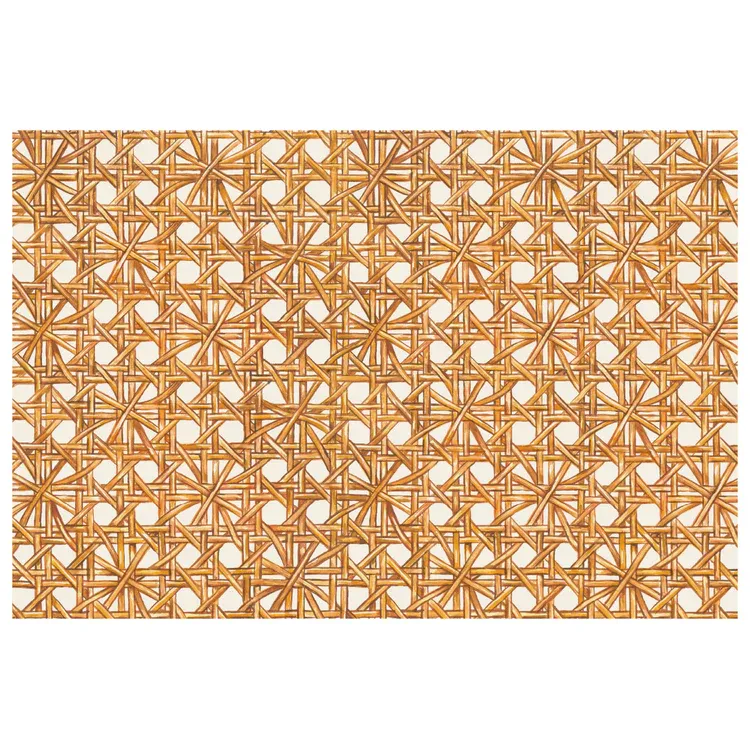 Rattan Weave Placemat - pad of 24